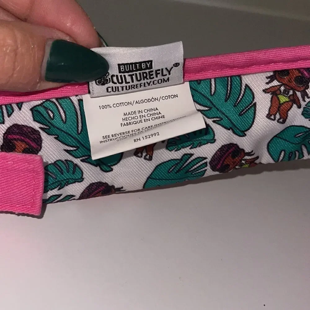 L.O.L surprise pink visor velcro strap